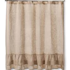 Burlap Shower Curtain Burlap Shower Curtains Ruffle Shower Curtains Burlap Shower