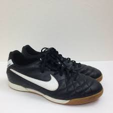 Men S Nike Tiempo Black Quilted Lace Up Indoor Soccer Athletic Shoes Size 11 5 Fashion Clothing Shoes Accessories Athletic Shoes Black Nikes Sneakers Men