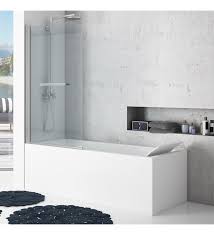 Questa potrebbe essere la soluzione ideale! Parete Vasca 90 92 Cm Vetro Trasparente Idroclic