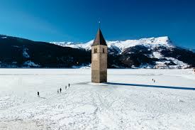 The series stars valeria bilello and luca lionello. A Frozen Lake Mysterious Curon Bell Tower Franconi Photos