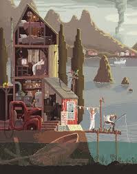 Scene 15 The Fisherman S Daughter On Behance Pixel Art Games Pixel Art Art Block