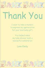 Adorable Child Bathe Thanks Playing Cards Child Bathe Ornament Concepts Baby Shower Thank You Cards Baby Shower Card Sayings Baby Shower Thank You