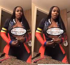 Rapper Kash Doll accidentally exposes her boobs on Instagram live (Video)
