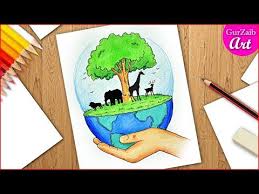 Simple earth day word search: 280 Gurzaib Art Ideas In 2021 Drawings Art Poster Drawing