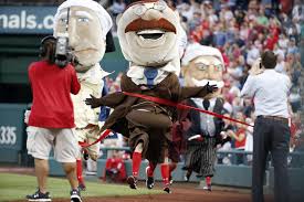 Screech is the mascot of the washington nationals. Want To Run For President Nationals Holding Tryouts For Racing Mascots Wtop
