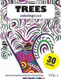 Leopards are a part of the panther family that live in africa. Amazon Com Trees Coloring Book 30 Coloring Pages Of Tree Designs In Coloring Book For Adults Vol 1 9781717789792 Rai Sonia Books