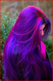 You can go deep and intense. Blue Purple Hair Color Ideas Hair Styling