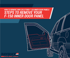From here you lift up slightly on the door panel to begin removing it, but the. Step By Step Ford F150 Door Panel Removal 2009 14 Ford F150