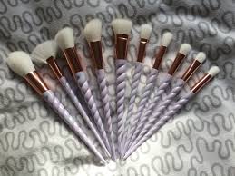 gabriella hope unicorn horn makeup brushes
