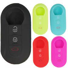 1 stucke 3 tasten silikon autoschlussel fall abdeckung fur fiat 500 panda punto bravo auto schlussel protector soft fiat 500 car key case interior accessories