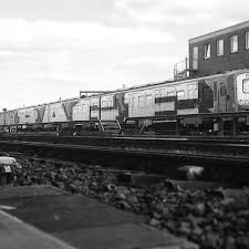 Pin By Dacrow Sebastian On Block Letters Graffiti Train Truck Train Railroad Tracks