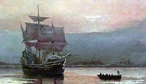 Image result for mayflower pilgrims praying