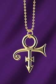 Paisley Park Jewelry Prince Love Symbol 18k Gold Plated Necklace Chain Gold Plated Necklace Necklace Chains Necklace