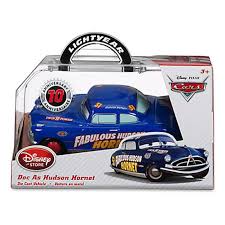 Disney Store 10th Doc As Hudson Hornet Die Cast Metal Car New With Case Diecast Car Hudson Hornet