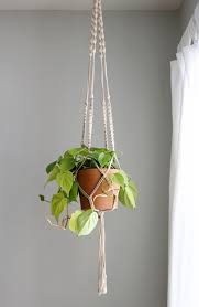 This is just my super simple way to make a jute plant hanger that mimics the macrame. Diy Macrame Plant Hanger Hello Nest