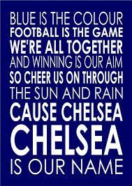 Chelsea football club (also known as the puffs or previously as the pensioners) the lighter blue was taken from the racing colours of then club president, earl cadogan (lord chelsea). Chelsea Fc Blue Is The Colour