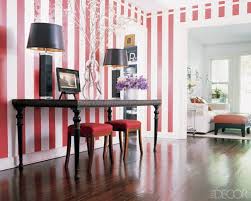 But when your sofa is striped, what do you put with it? Striped Walls 10 Beautiful Rooms With Stripes Megan Morris