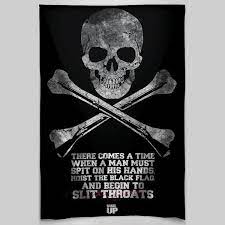 Hoist The Black Flag Wall Tapestry