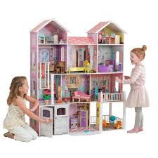 Kidkraft Country Estate Dollhouse With 31 Accessories Included Walmart Com Mansion Dollhouse Doll House Kidkraft Dollhouse