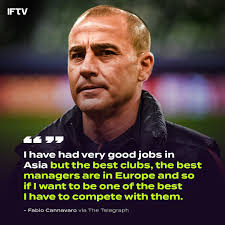 Fabio Cannavaro is ready to...