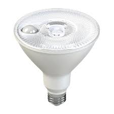 Ge Motion Sensor 90 Watt Eq Led Par38 Warm White Dimmable Flood Light Light Bulb In The Spot Flood Led Light Bulbs Department At Lowes Com