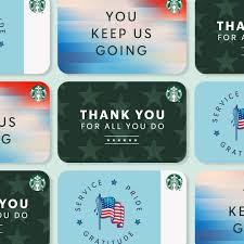 Check spelling or type a new query. Starbucks This Military Appreciation Month We Continue To Support The Mental Health And Well Being Of The Military Community For Each Military Egift Card Sold In May We Ll Give 5 Divided Evenly