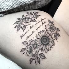 Hibiscus flower tattoo design on shoulder. 125 Best Thigh Tattoos For Women Cute Design Ideas 2021 Guide