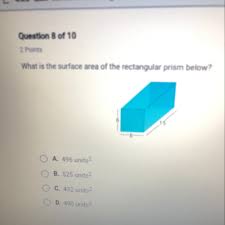 The surface area of a rectangular prism calculator gives us the answer: What Is The Surface Area Of The Rectangular Prism Below Brainly Com