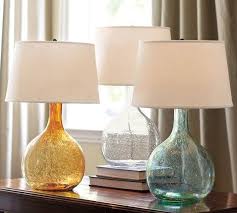 Beach House Essentials That Work Year Round Pottery Barn Lamps Glass Lamp Diy Bottle Lamp