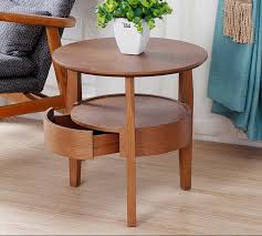 Beistelltisch »white label living beistelltisch frost rund weiß«. Design Beistelltisch Holz