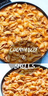 Everyday Cooking Inspiration Creamy Beef And Shells Recipe Ground Beef Recipes Easy Recipes Beef Recipes Easy