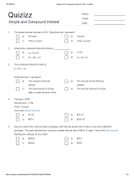 We did not find results for: Simple And Compound Interest Print Quizizz Part 2 Pdf Compound Interest Interest