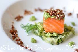 Pave De Saumon Mi Cuit Garniture A Base De Pralin Sucre Sale Au Soja Et Au Sesame Et De Creme A La Coriandre Sur U Recettes De Cuisine Alimentation Coriandre