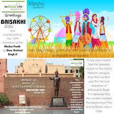 Commemorating the Khalsa Foundation Day on the auspicious occasion of Baisakhi (Mesh Sankranti) & Remembrances of the Martyrs of Jallianwala Bagh Massacre...
