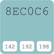 Check spelling or type a new query. Sico 6154 31 Pale Turquoise 8ec0c6 Hex Color Code Rgb And Paints