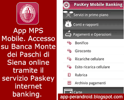 Da mobile, sempre con te sul tuo smartphone o tablet. Mps Internet Banking Anee It