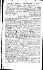 Gazette Nationale Ou Le Moniteur Universel Port Au Prince Copy