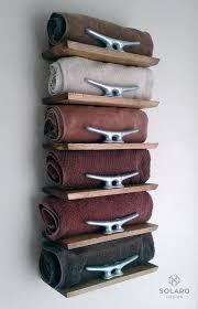Think striped or printed towels in grey and blue, as well as colour popping floral, fun prints and monogrammed styles. 15 Inspiring Diy Towel Storage Ideas For Small Bathrooms Healthy Lifestyle