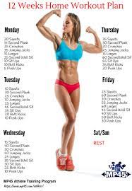 The Ultimate 12 Week Home Workout Plan For Beginners Muscle Fitness 12 Week Workout Plan 12 Week Workout Workout