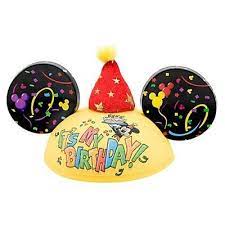 Walt Disney World Mickey Mouse Birthday Ears Hat New On Ebay Disney Hats Disney Ears Hat Disney Mouse Ears