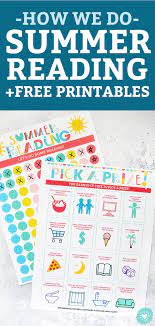 There are 2 pages to the printable. Summer Reading Free Printables One Lovely Life