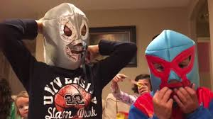 His wrestling boots are in red color, as well as his cape. Nacho Libre Attacks Ramses Youtube