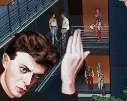 The Stars Look Very Different Today Art by Dan Blakeslee of David Bowie,  Ziggy Stardust, Starman, Stars, Space, Space Oddity, Signed Print