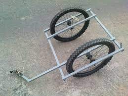 Globally Accesible Diy Bike Trailer Campfirecycling Com Bicycle Trailer Bike Trailer Bike Cart