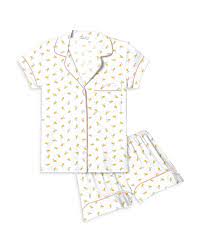 Eberjey Printed Shorts Pajama Set In Pineapple Bellini Modesens