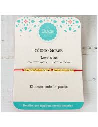 Pulsera Codigo Morse Love Wins Hilo Rojo Dulce Encanto Accesorios Pulseras Con Mensaje Pulseras De Hilo De Amistad Pulseras De Hilo