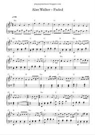 Von klassischen klavierstücken bis modernen popsongs. Free Piano Sheet Music Alan Walker Faded Pdf You Were The Shadow To My Klaviernoten Querflote Noten Klarinette Noten