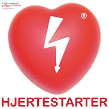 Monteres på vegg der hjertestarteren er stasjonert. Skilt Til Hjertestarter Hjertevakten