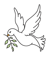 How To Draw A Peace Dove Dove Drawing Peace Drawing Dove Painting