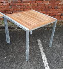 View our second hand office products online and contact us for more info today by calling our sales tired of sitting at the same office chair every day? Secondhand Hotel Furniture Outside Furniture Job Lot Of 5 Amazing Galvanised Metal And Teak Hardwood Cafe Bistro Tables Nottinghamshire